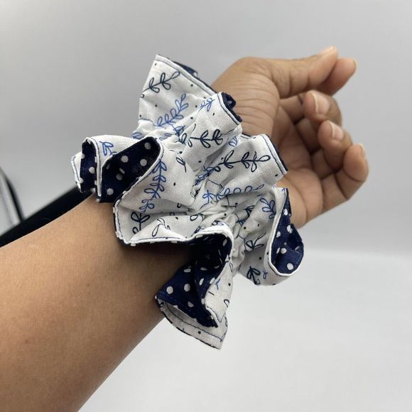 Oversize Women Reversible Scrunchie Elastic Hairbands Hair Ties XL Charmeuse - Picture 8 of 13